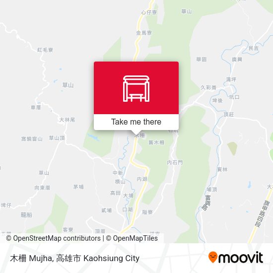 木柵 Mujha地圖
