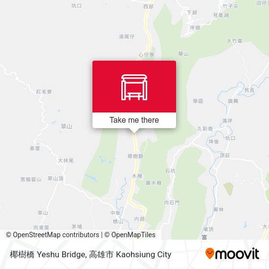 椰樹橋 Yeshu Bridge map