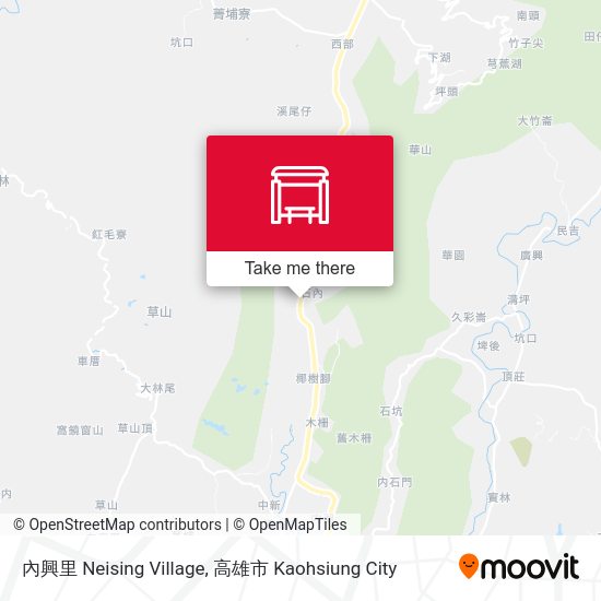 內興里 Neising Village map