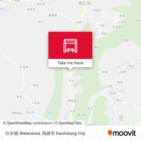 分水嶺 Watershed地圖