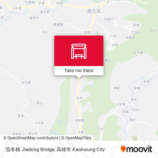 茄冬橋 Jiadong Bridge map