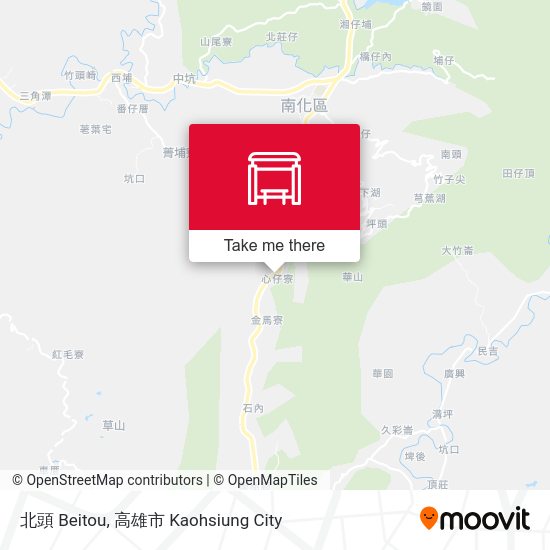 北頭 Beitou map