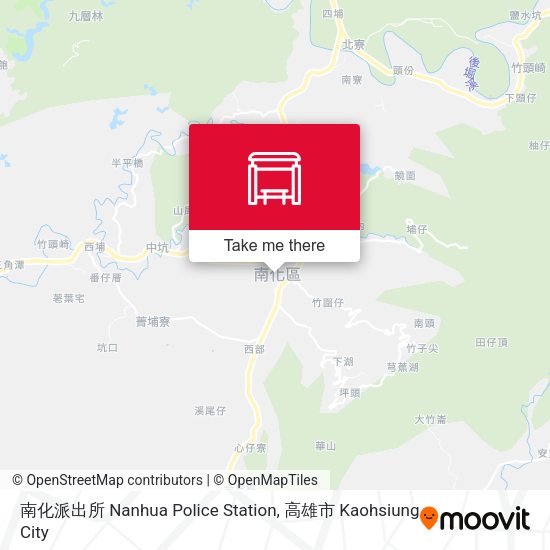 南化派出所 Nanhua Police Station map
