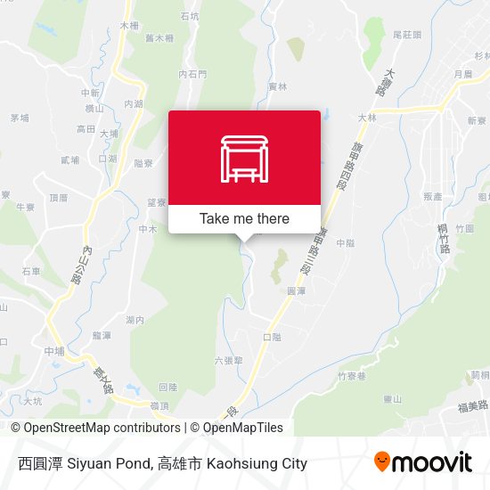 西圓潭 Siyuan Pond地圖