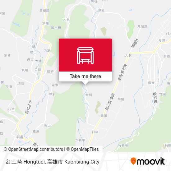 紅土崎 Hongtuci map