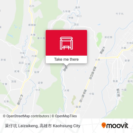 萊仔坑 Laizaikeng map