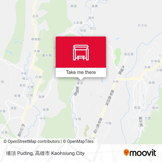 埔頂 Puding map