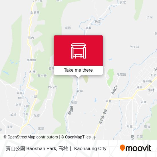 寶山公園 Baoshan Park map
