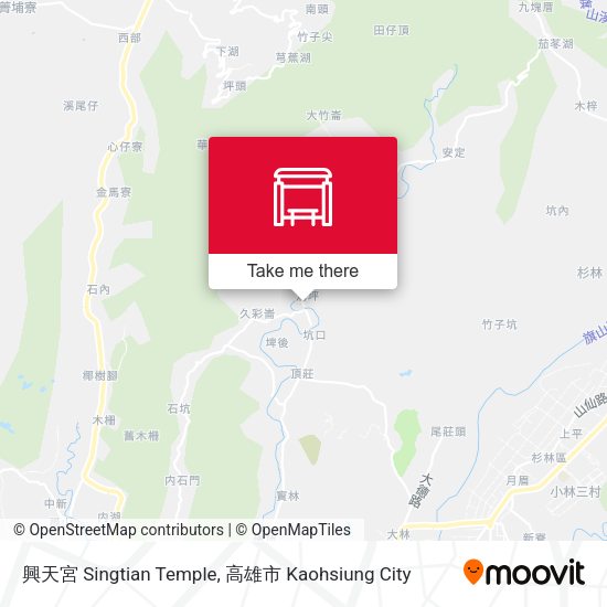 興天宮 Singtian Temple map