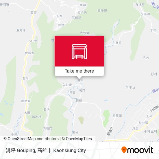 溝坪 Gouping map