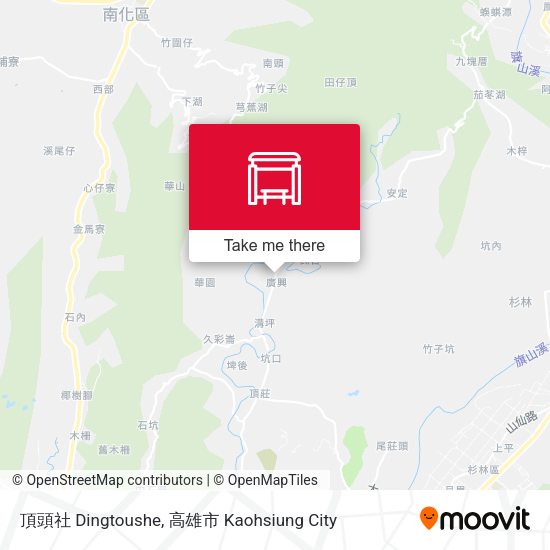 頂頭社 Dingtoushe地圖