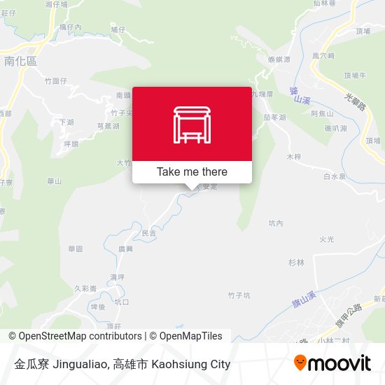 金瓜寮 Jingualiao map