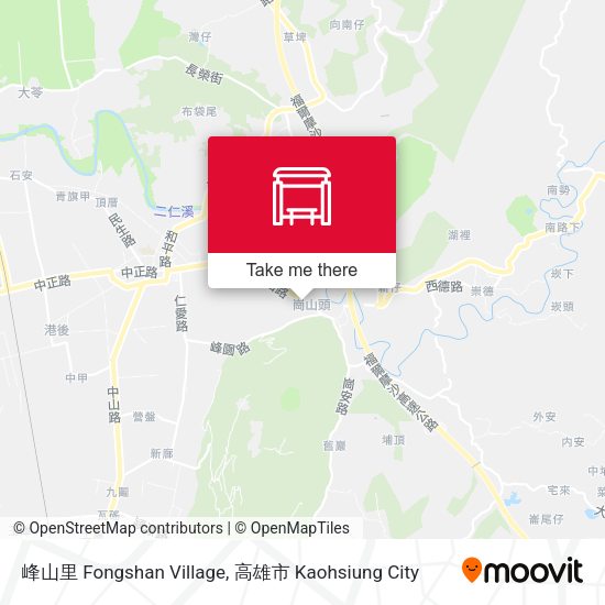 峰山里 Fongshan Village地圖