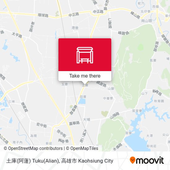 土庫(阿蓮) Tuku(Alian)地圖