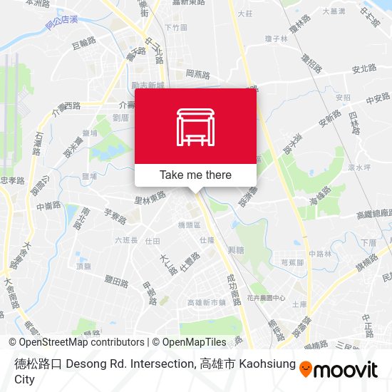 德松路口 Desong Rd. Intersection map