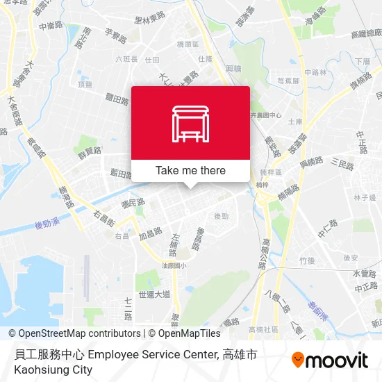 員工服務中心 Employee Service Center map