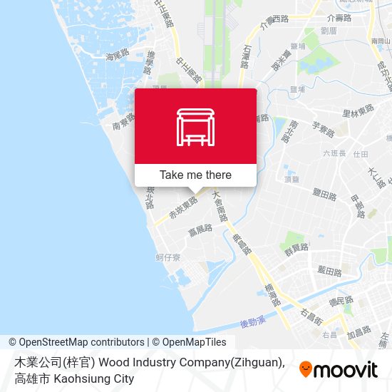 木業公司(梓官) Wood Industry Company(Zihguan)地圖