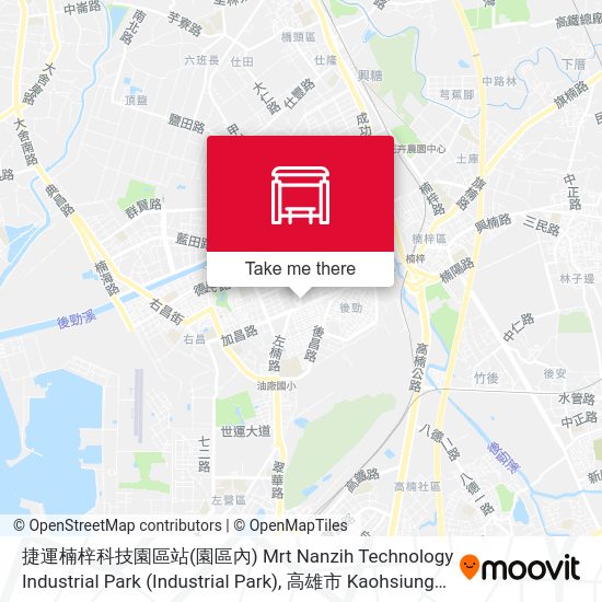 捷運楠梓科技園區站(園區內) Mrt Nanzih Technology Industrial Park (Industrial Park) map