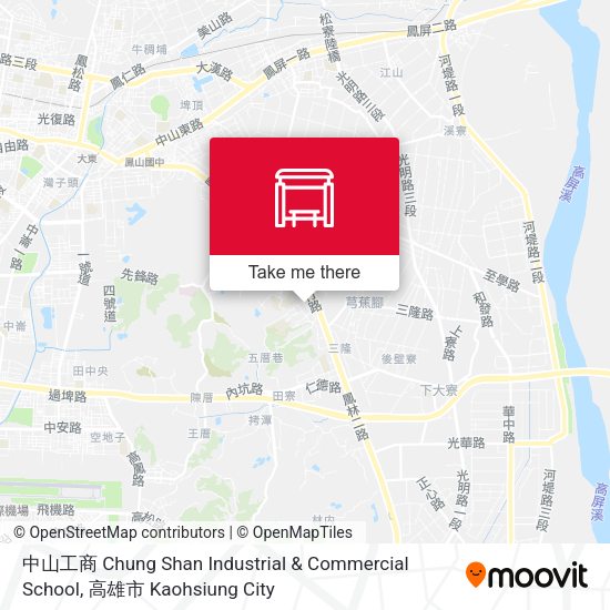 中山工商 Chung Shan Industrial & Commercial School map