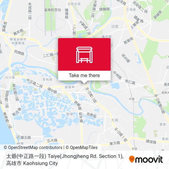 太爺(中正路一段) Taiye(Jhongjheng Rd. Section 1) map