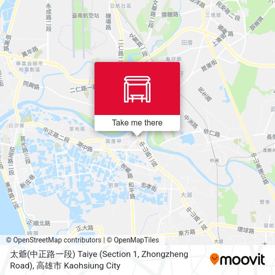 太爺(中正路一段) Taiye (Section 1, Zhongzheng Road) map