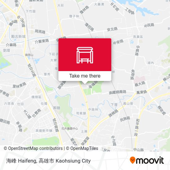 海峰 Haifeng map