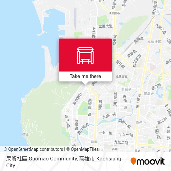 果貿社區 Guomao Community map