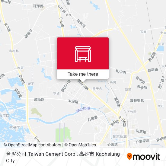 台泥公司 Taiwan Cement Corp. map