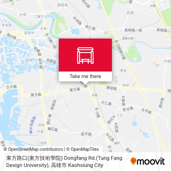 東方路口(東方技術學院) Dongfang Rd.(Tung Fang Design University)地圖