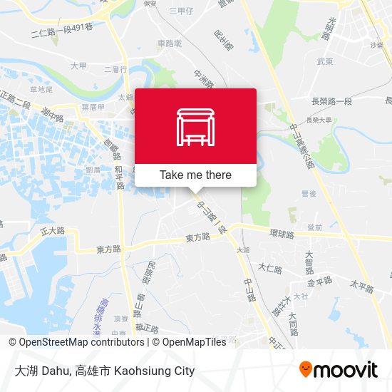大湖 Dahu map
