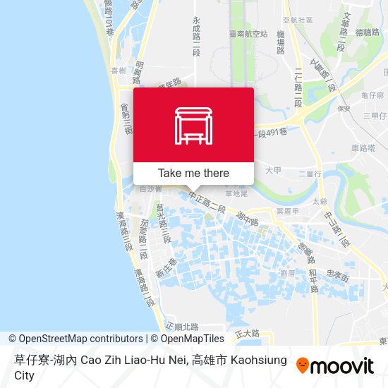 草仔寮-湖內 Cao Zih Liao-Hu Nei map