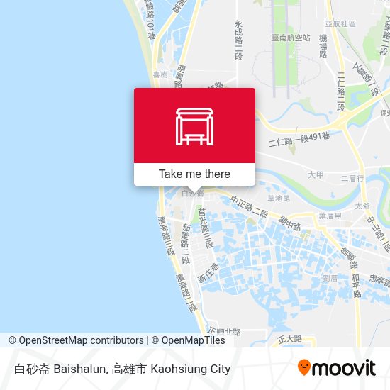 白砂崙 Baishalun map