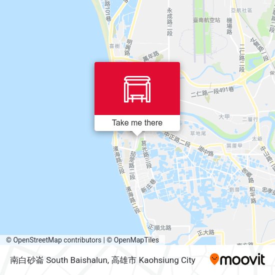 南白砂崙 South Baishalun map