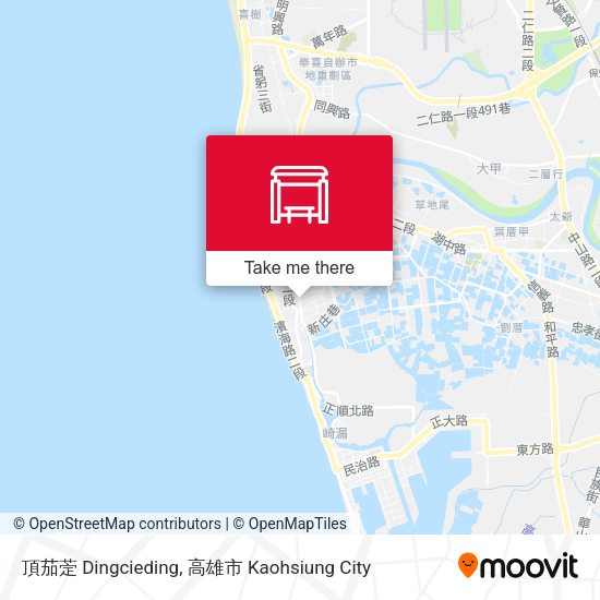 頂茄萣 Dingcieding地圖