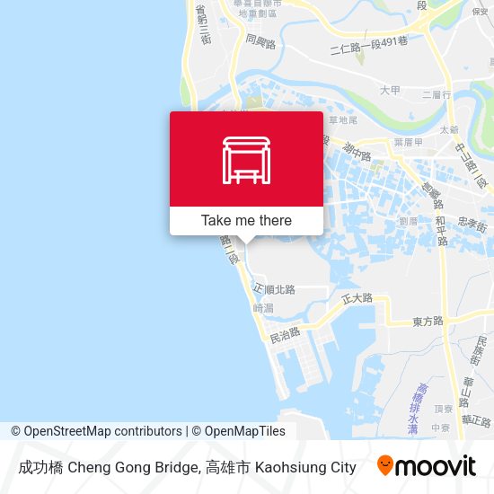 成功橋 Cheng Gong Bridge地圖