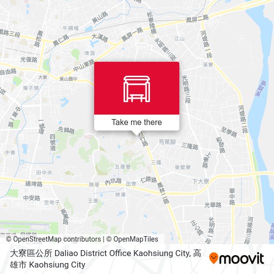 大寮區公所 Daliao District Office Kaohsiung City地圖