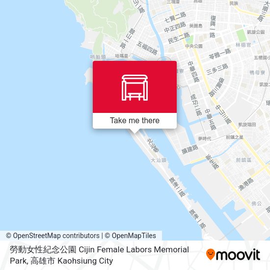 勞動女性紀念公園 Cijin Female Labors Memorial Park地圖