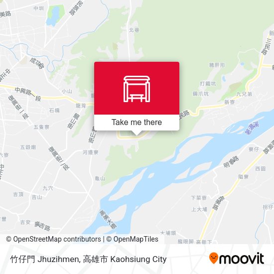竹仔門 Jhuzihmen map
