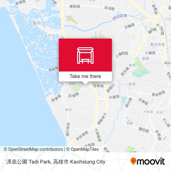 漯底公園 Tadi Park map