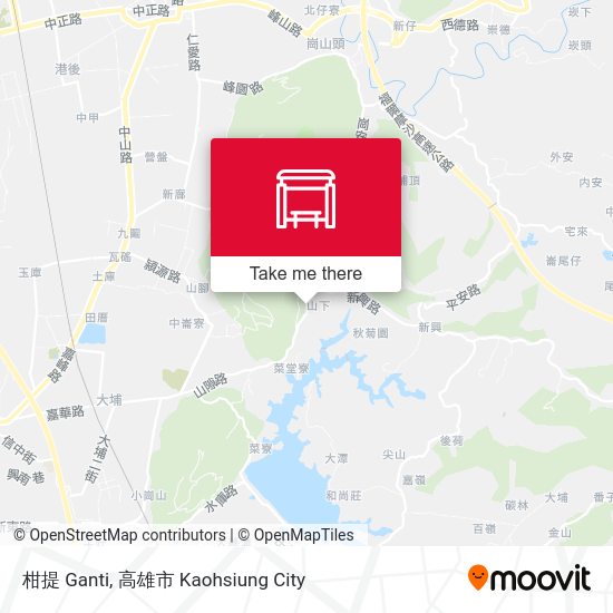 柑提 Ganti map
