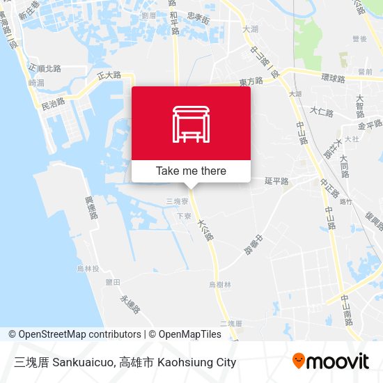 三塊厝 Sankuaicuo地圖