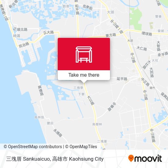 三塊厝 Sankuaicuo地圖