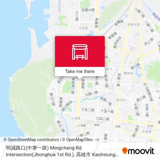 明誠路口(中華一路) Mingcheng Rd. Intersection(Jhonghua 1st Rd.)地圖