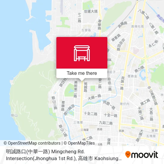 明誠路口(中華一路) Mingcheng Rd. Intersection(Jhonghua 1st Rd.) map