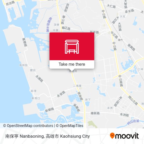 南保寧 Nanbaoning map