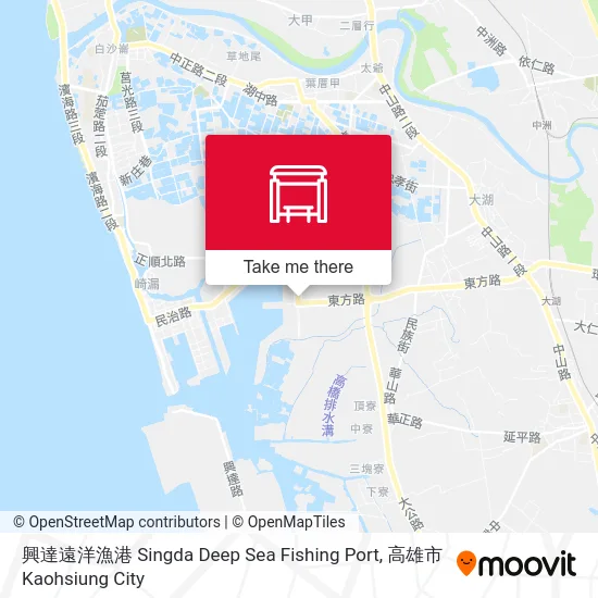 興達遠洋漁港 Singda Deep Sea Fishing Port地圖