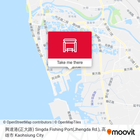 興達港(正大路) Singda Fishing Port(Jhengda Rd.) map