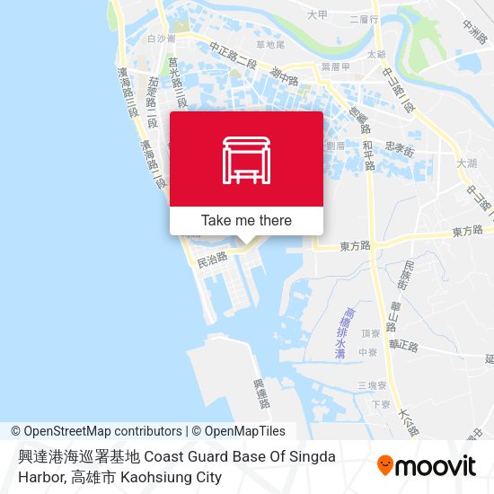 興達港海巡署基地 Coast Guard Base Of Singda Harbor地圖