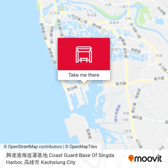 興達港海巡署基地 Coast Guard Base Of Singda Harbor地圖