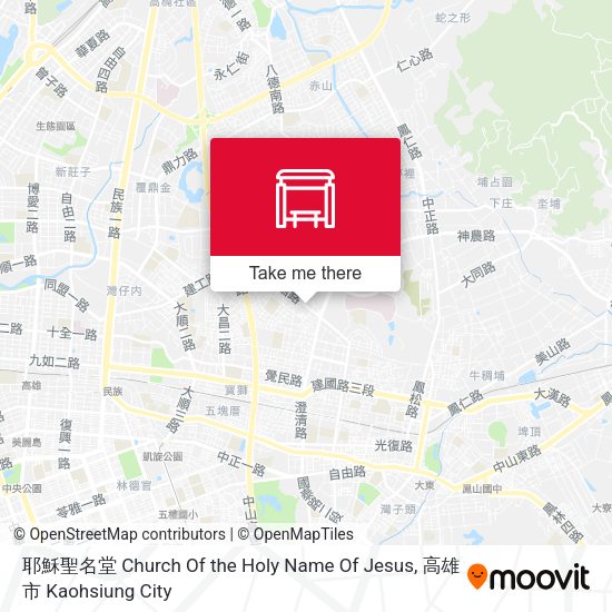 耶穌聖名堂 Church Of the Holy Name Of Jesus map